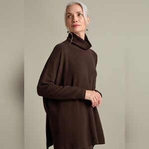 Marisa Christina tunic brown sweater. Size L
